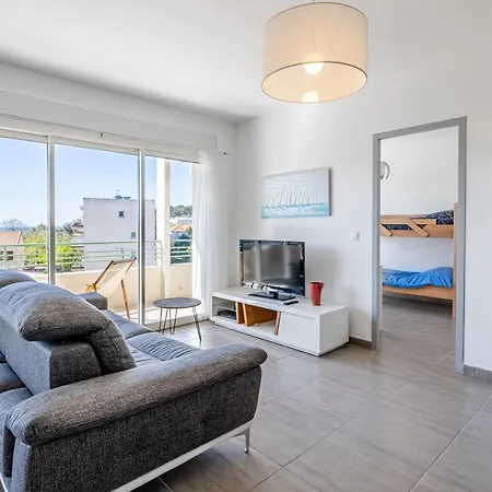 Appartement Vue Mer, 3 Chambres, Climatisation, Wifi, à Pied